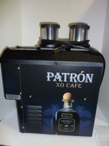 Patron xo cafe tequila slim shot 2 bottle chiller machine  new  free shipping ! for sale