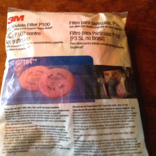 3m Particulate Filters P100 For 3M Respirators 1 Pack Free Shipping!
