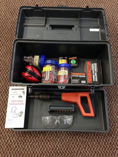 Remington Powder Actuated Nailer Tool, Model #490 With Extras
