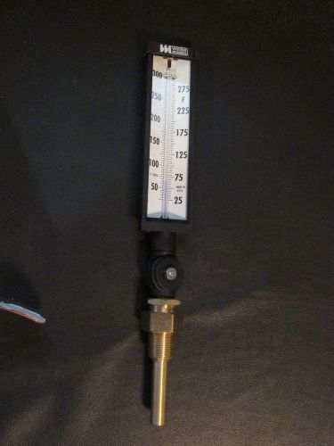 Weiss instruments Inc 7UV35 30-300f glass thermometer vari angle easy to read