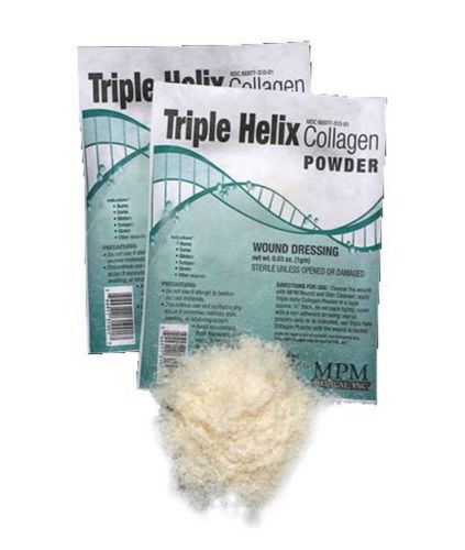 Triple helix collagen dressing and powder by mpm medical: 1 gram powder - each for sale
