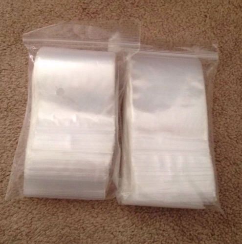 Lot of 200 3&#034; x 4&#034; Zipper Ziplock Clear Plastic Poly Bags 3x4