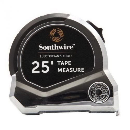 Southwire ETAPE Measuring Tape With Conduit Hook; 25 ft Length, Heat-Treated Spr