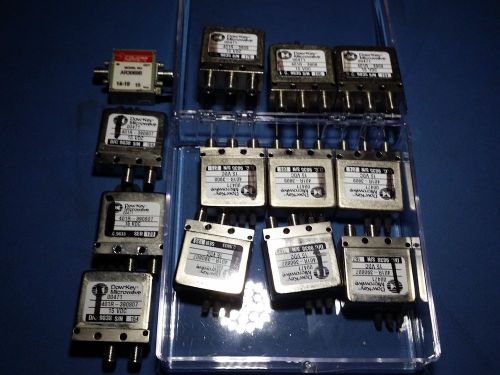 DowKey Microwave Switches 40IR &amp; Cougar Amplifier  (Lot of 13 Items)
