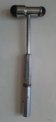 Vintage chrome veterinary neurological reflex hammer for sale