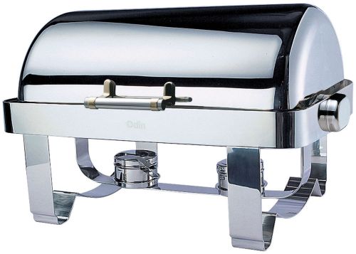 SMART Buffet Ware Odin Oblong Roll Top Chafing Dish with Stainless Steel Legs