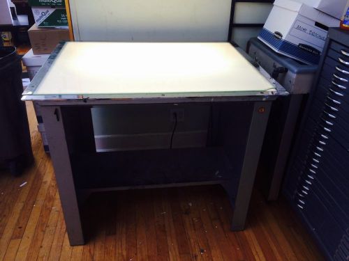 Light Table Drafting Printing 30&#034;x40&#034; Nuarc Company, Inc VLT42F