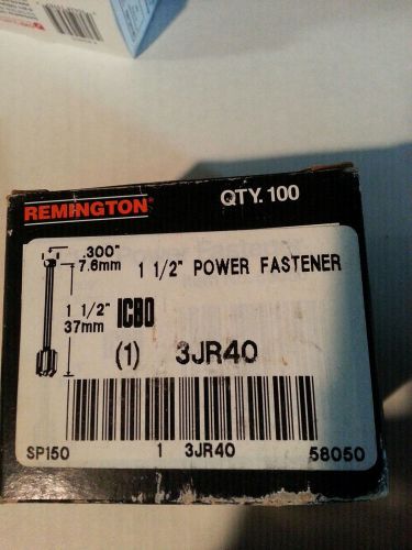 Remington 1-1/2&#034; lenght x .300 dia Power Fasteners / 58050 / 100 count