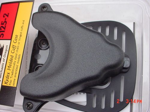 Uncle mike&#039;s kydex molded cuff case - 5125-1 - paddle style - black for sale