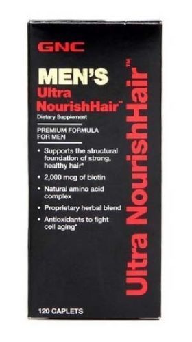 New GNC Men&#039;s Ultra Nourish Hair, 120 caplets