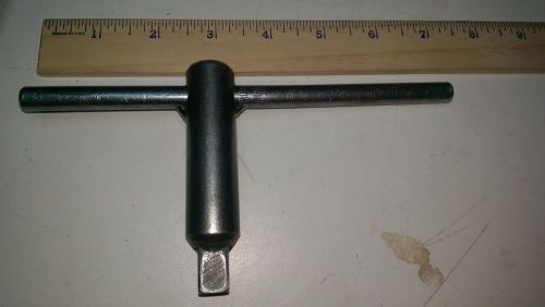 Lathe Chuck Wrench T-Handle 7/16&#034; Square Head