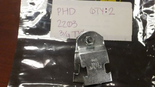 PHD 2203 Unused, New 3/4&#034; TW Conduit Clamps (QTY 2)