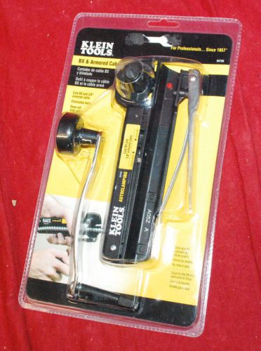 Klein tools bx &amp; armored cable cutter - standard &amp; small mc - 53725  - new! for sale