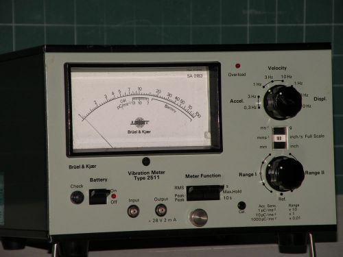 bruel&amp;kjaer 2511 vibration meter