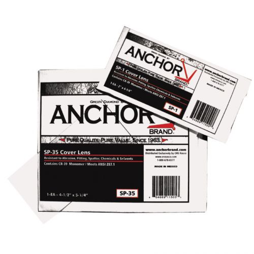 Anchor 2x4 1/4 70% Cr-39 cover Lens 100 Ct Box SP-1