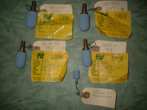 (5) norton tg threaded mounted points for sale