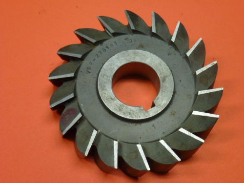 US TOOL SIDE TOOTH MILLING CUTTER, 4-1/2&#034; x 7/8&#034; x 1-1/4&#034; w/ SLOT, #VS2-275141
