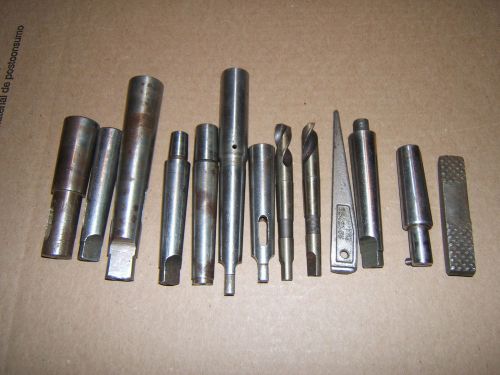 Lot Morse Taper Adapter Chuck Jacob Drill Holder Metal Lathe Machinist Tool