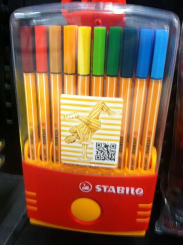 Stabilo Point Visco 10pk Assorted Color Ink Pen Set