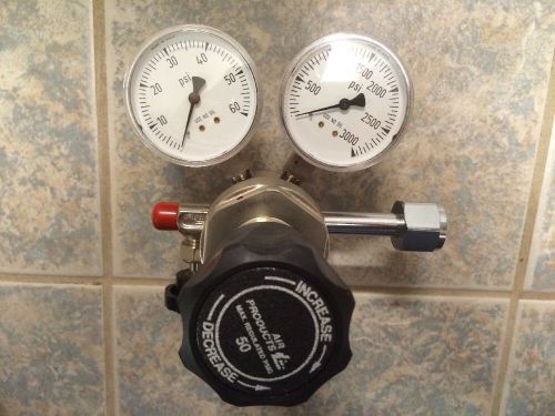 Air products e12-215b cga 346 regulator stainless steel for sale