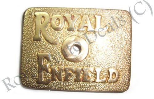 NEW ROYAL ENFIELD BRASS MADE EMBOSSED TAPPET COVER PLATE UNIT