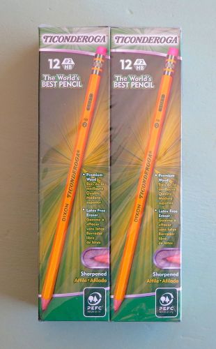 Dixon Ticonderoga Pre-Sharpened Wood-Cased Pencils 13806