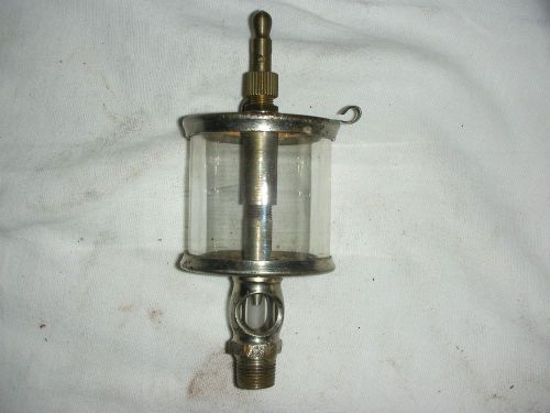 Michigan Brass Drip Oiler for Hit &amp; Miss Gas Engine Nickel Plated 99 CENT