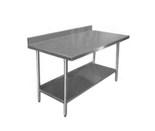 Stainless steel work table 30 x 72 x 36 restaurant worktable backsplash 294623ab for sale