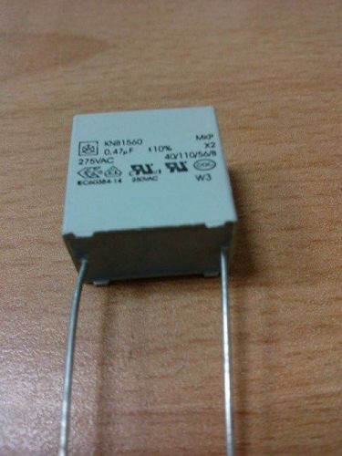 0.47uF 275Vac X2 Sppression capacitor Iskra KNB1560 Pitch:15mm Q&#039;TY:5PCS/LOT