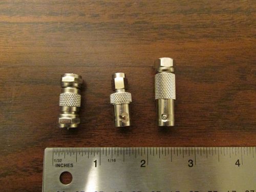 Set of RF Connectors Adaptors BNC SMA F Good For Video NOS