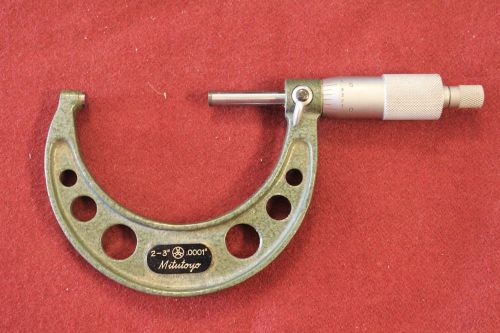 mitutoyo blade micrometer 2-3 Inch .0001 FREE SHIPPING!!