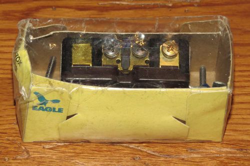 Eagle 275B-Box Single Pole Quiet Switch &amp; 3-way outlet switch combination 15 amp