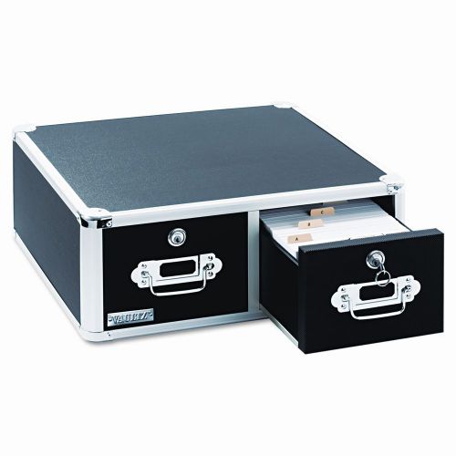 Ideastream Products Vaultz Vaultz Locking Two-Drawer Index Card Box