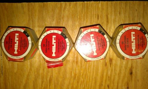 Hilti  Safety Cartridges Cal. 6.8/11.  .27 caliber long. Red.  LOT of 400 shots