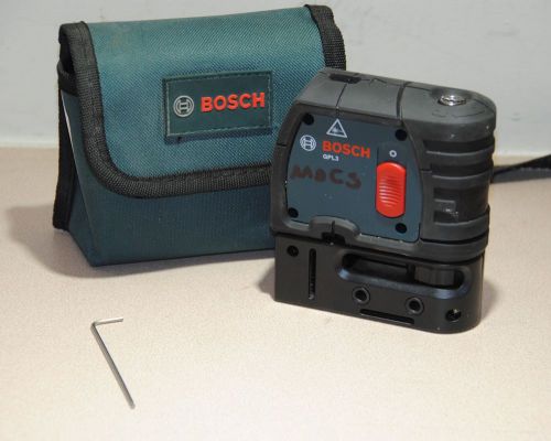 BOSCH GPL3 3-POINT ALIGNMENT SELF-LEVELING LASER