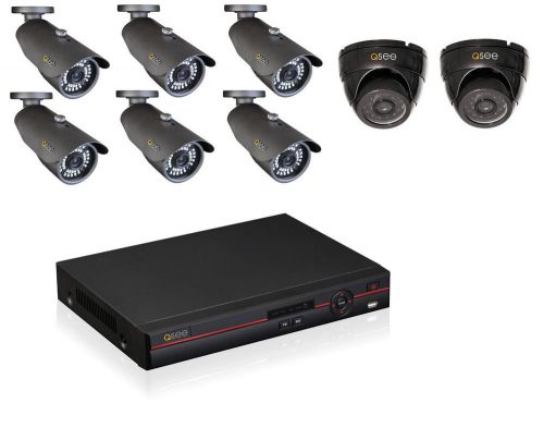 Q-See QC448 8-Channel Surveillance System with 500 GB Hard Drive &amp; 8 Cameras
