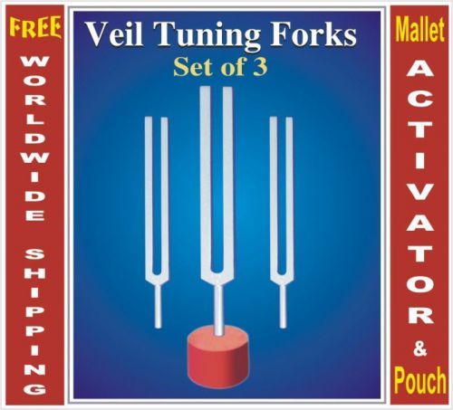 3 Veils - Add on Kabbalah Tuning forks Monitor Positive Negative Neutral Energy