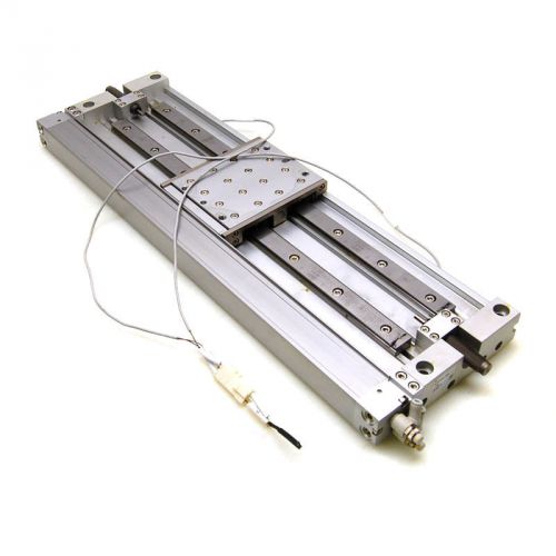 Smc pneumatics my2ht25g-350l-a93 linear guide cylinder slide table 350mm stroke for sale