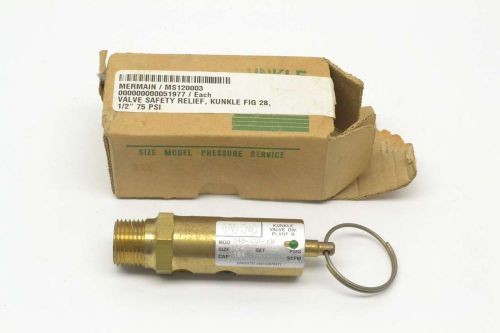 Kunkle 548-c01-km safety 75psi 1/2 in 194scfm npt threaded relief valve b410418 for sale