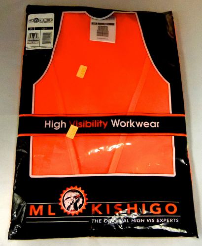 Brand New ML Kishigo High Visibility Orange Safety Vest 2XL 1091