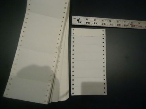 printer adhesive labels size 1&#034; X 3 1/2&#034;  12 on each page total 864