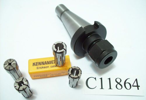 KENNAMETAL DA200 NMTB 30 QUICK CHANGE CHUCKS &amp; 4 DA 200 COLLETS LOT C11864