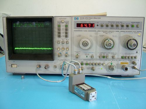 Hp 8569b spectrum analyzer 10mhz - 22ghz to 80ghz with opt 003 and mixer agilent for sale