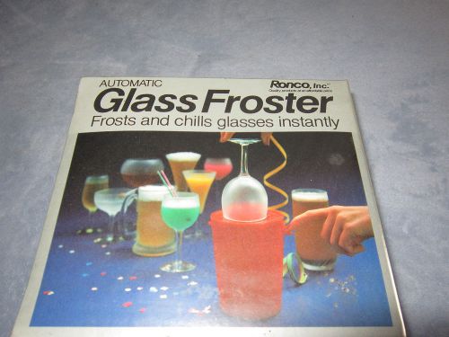 vintage ronco glass froster automatic 1981 USA As Seen on TV in sealed box