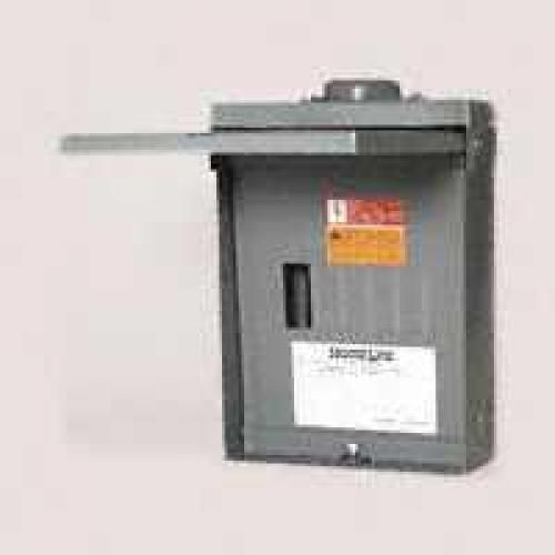 Square D by Schneider Electric Homeline 100 Amp 6-Space 12-Circuit Outdoor Main