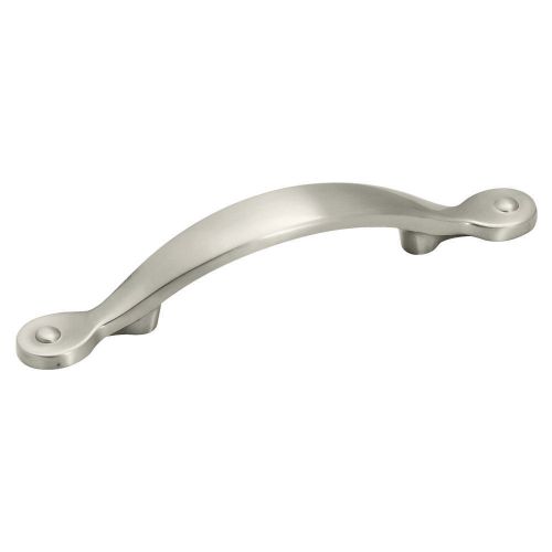Amerock Cabinet Pull 3&#034; Center Inspirations Collection Satin Nickel Finish 1&#034;