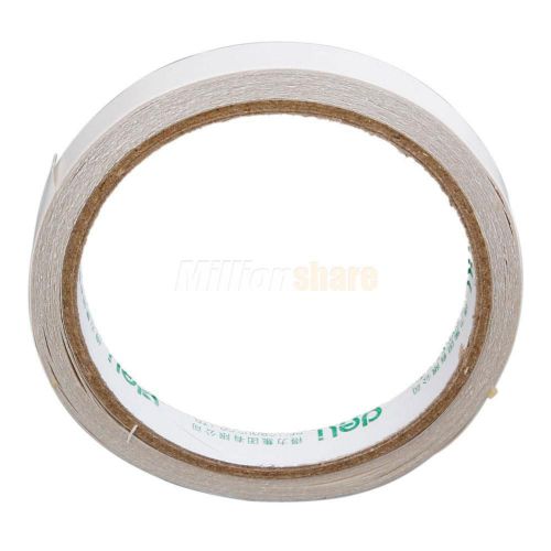 New 5pcs deli yard high viscosity double sided adhesive tape white for sale