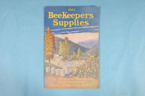 VINTAGE 1922 BEE KEEPERS SUPPLIES CATALOG BY DIAMOND MATCH COMPANY CALIFORNIA