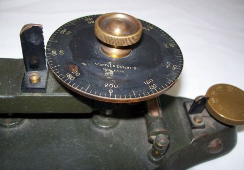 Keuffel &amp; esser new york, 1800&#039;s original coincidence vial calibration fixture for sale