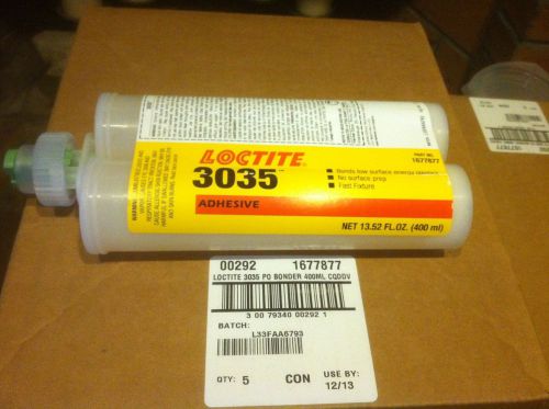 Henkel loctite 3035 acrylic adhesive 400 ml cartridge exp 12/13 new for sale